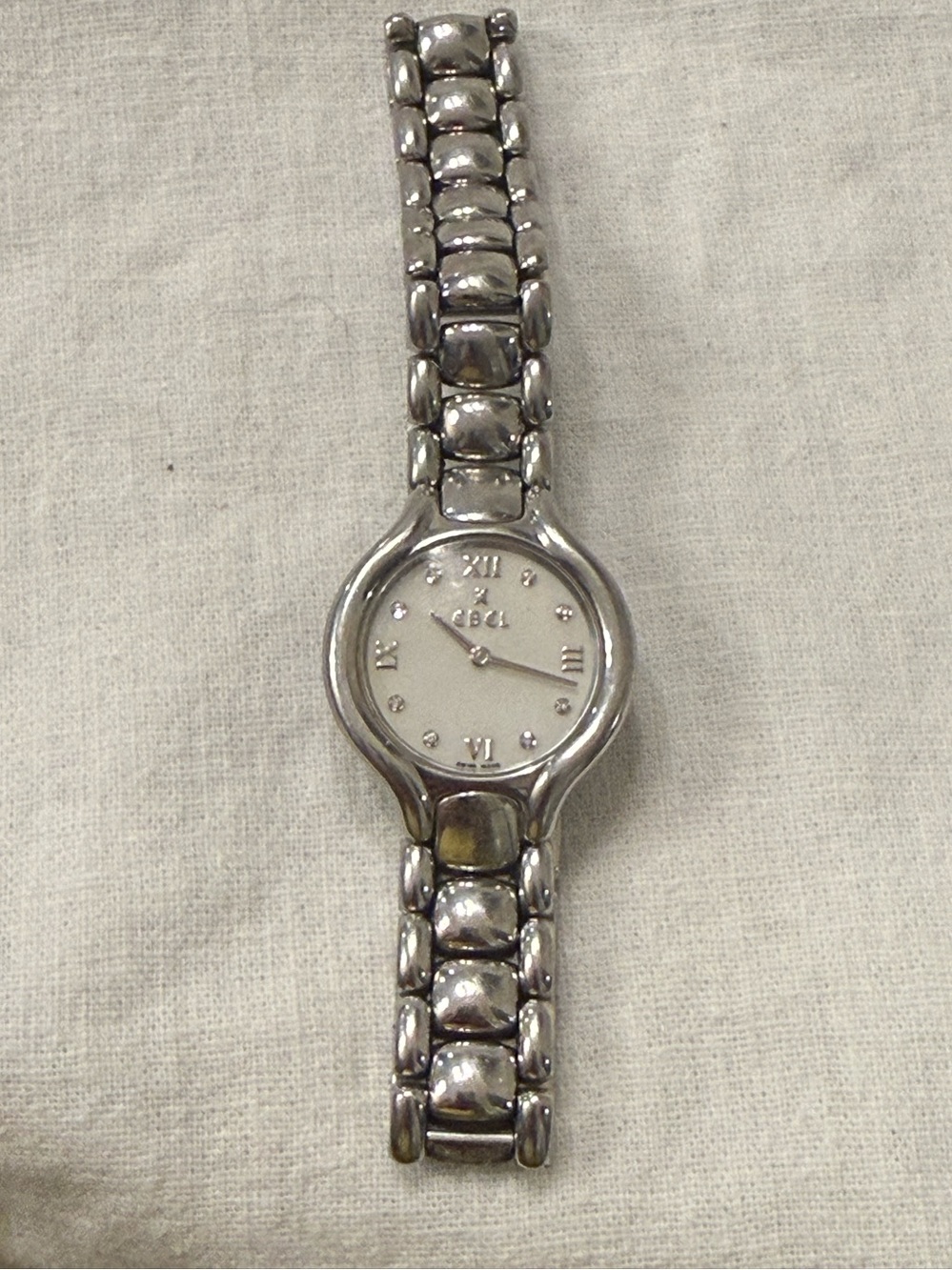 Ebel Sport Classic Swiss Women’s Stainless Steel Watch White Dial Roman Numerals - Picture 2 of 16